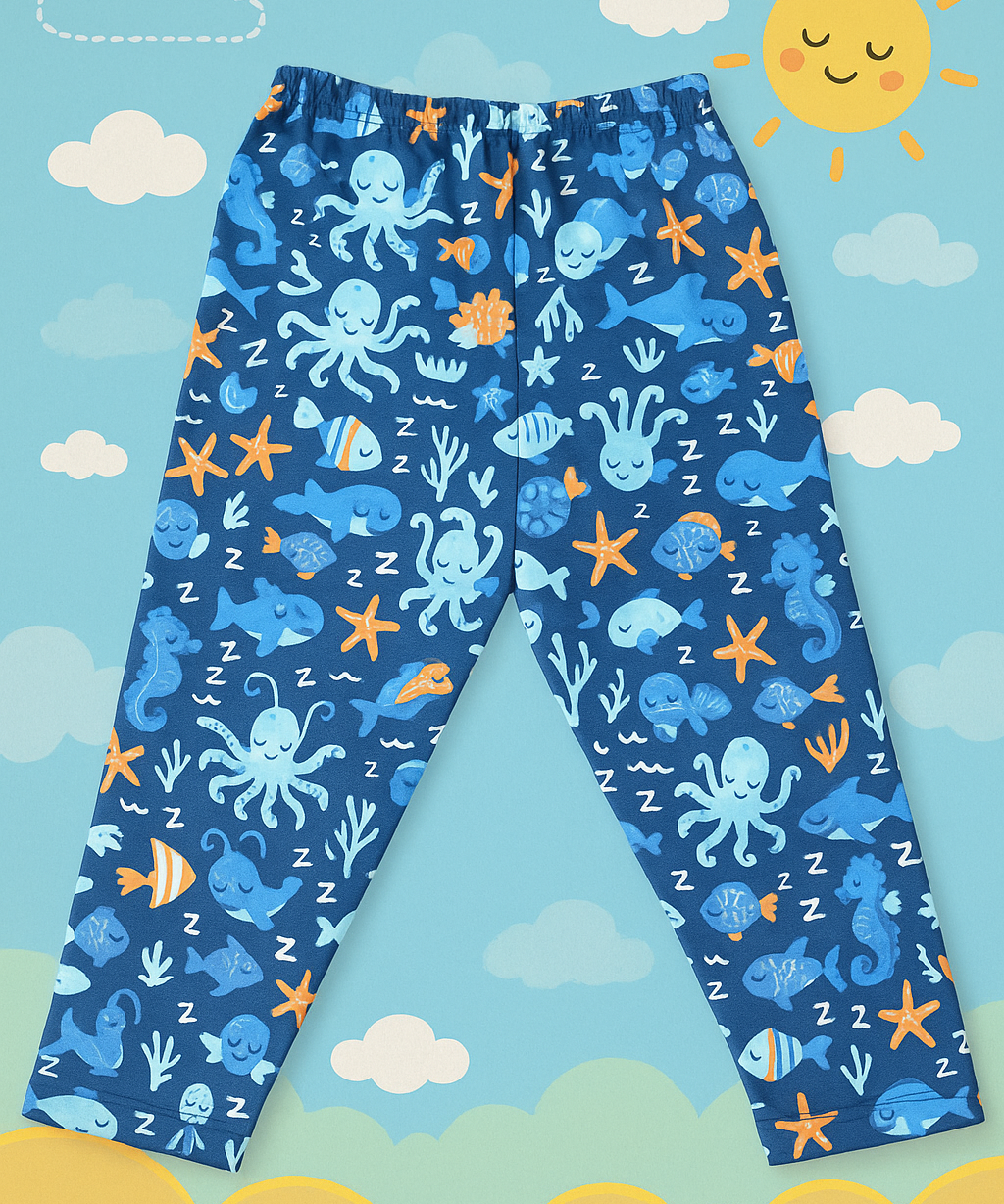Pure Cotton Printed Trackpant for Casual Night wear for Kids Boys Age 1 To 2 Years M Size (Pack of 5)