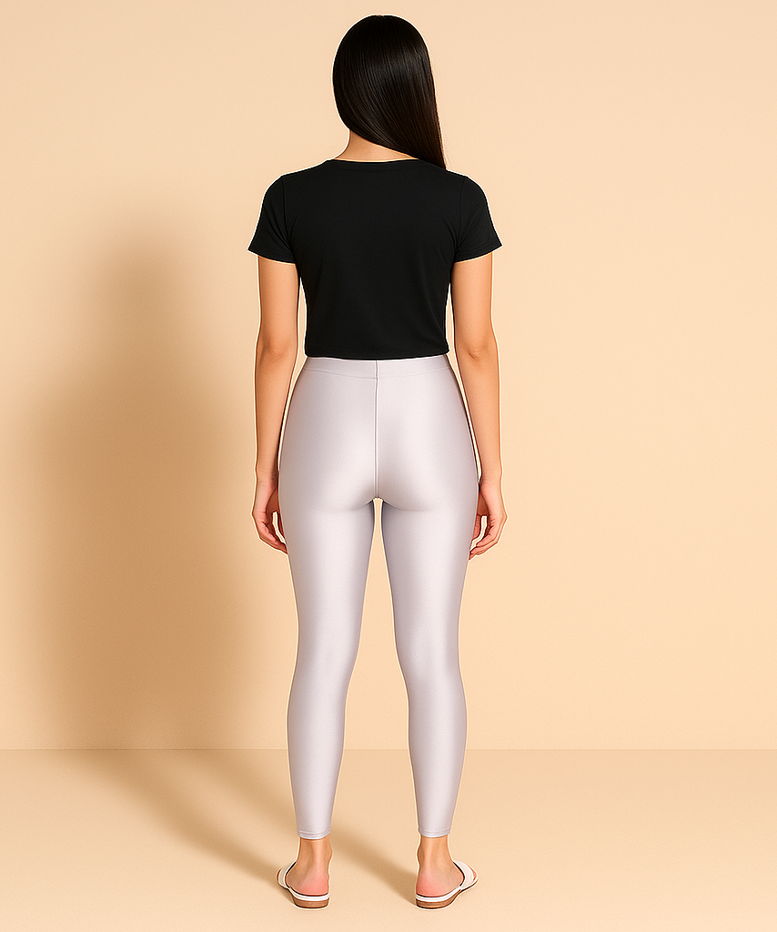 Branded Premium Shimmer Leggings (Ankle Length)