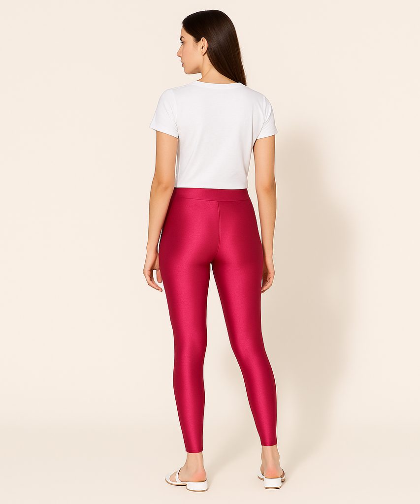 Branded Premium Shimmer Leggings (Ankle Length)