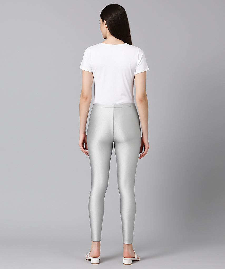 Branded Premium Shimmer Leggings (Ankle Length)