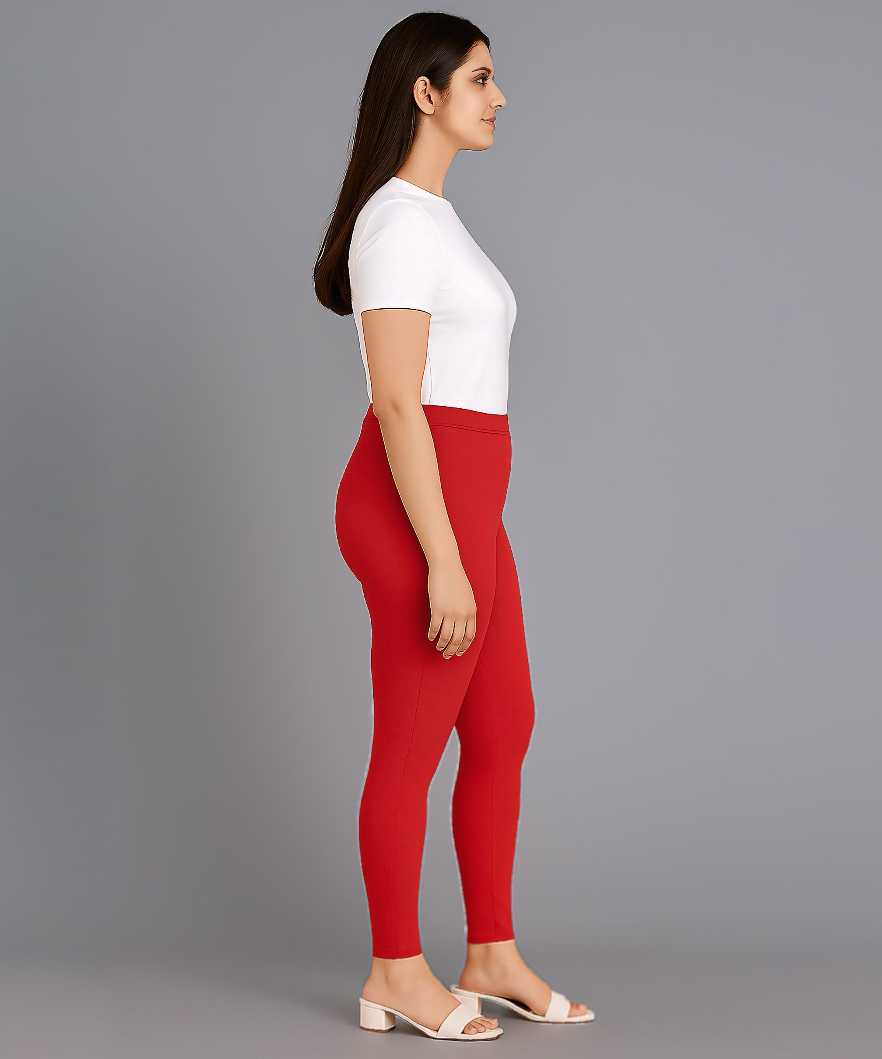 Premium 4 way Lycra Women Leggings (Ankle Length)