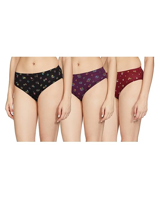 Women's Cotton Printed Panties ( Pack Of 3 )