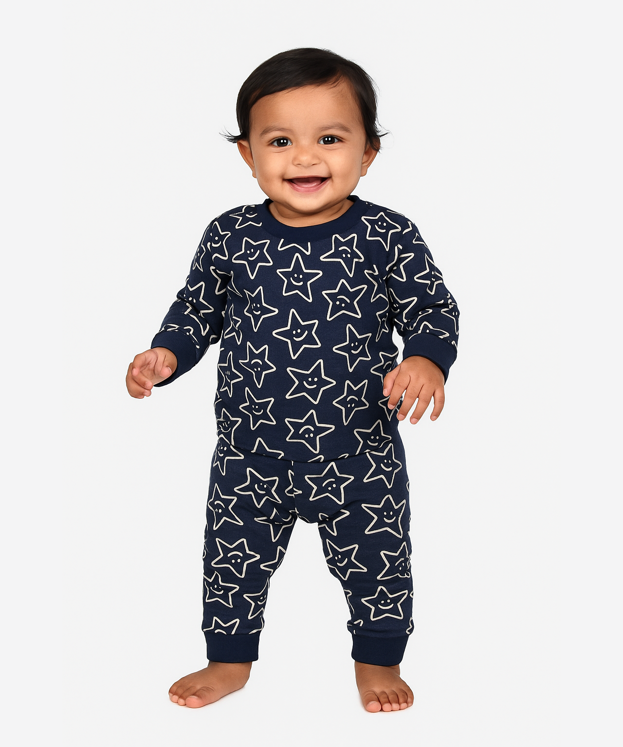 Babies Co-ord Set | Fullsleeve Tshirt and Trackpant Girl Babies | Age 3-18 Months
