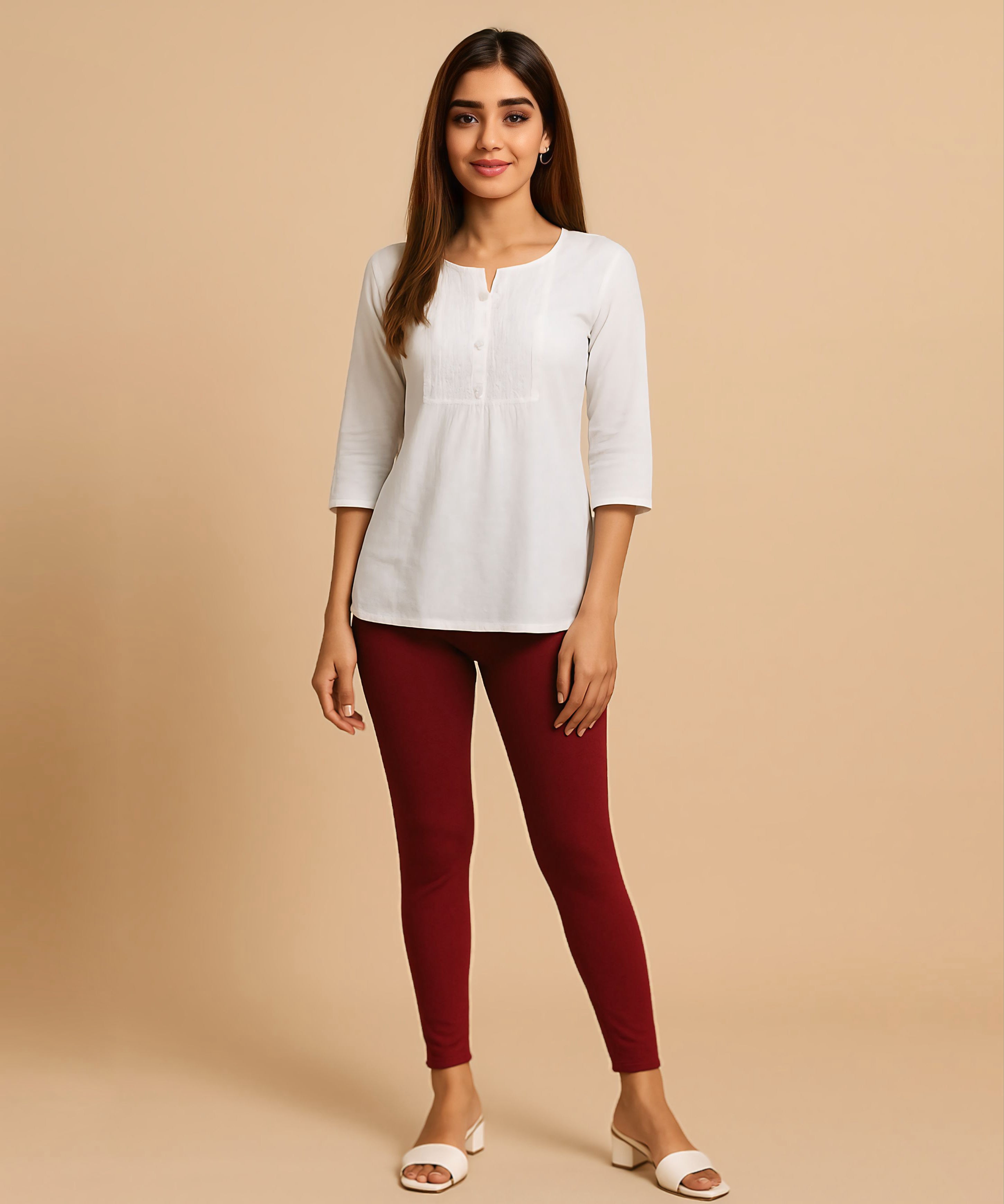 Premium 4 way Lycra Women Leggings (Ankle Length)