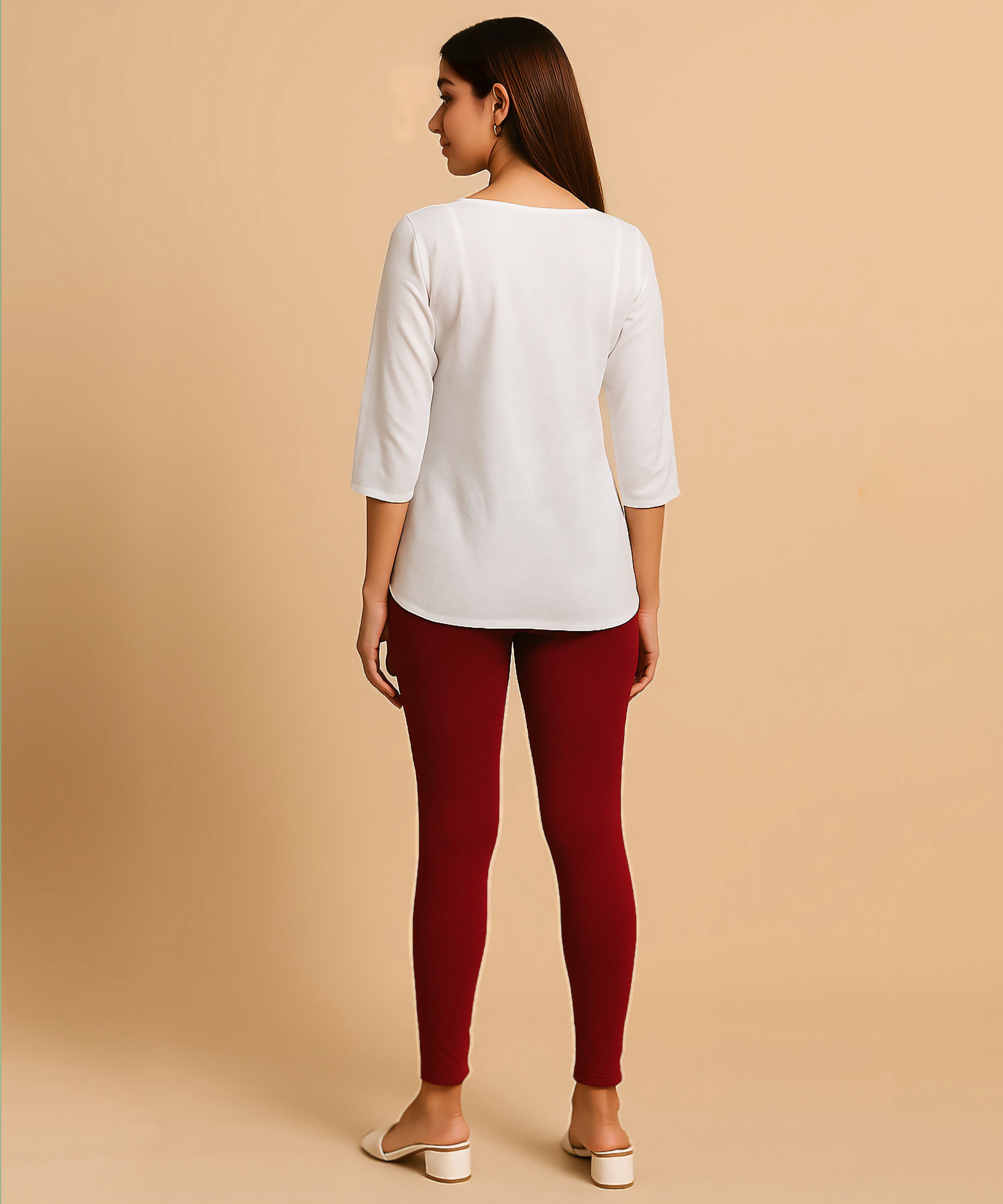 Premium 4 way Lycra Women Leggings (Ankle Length)