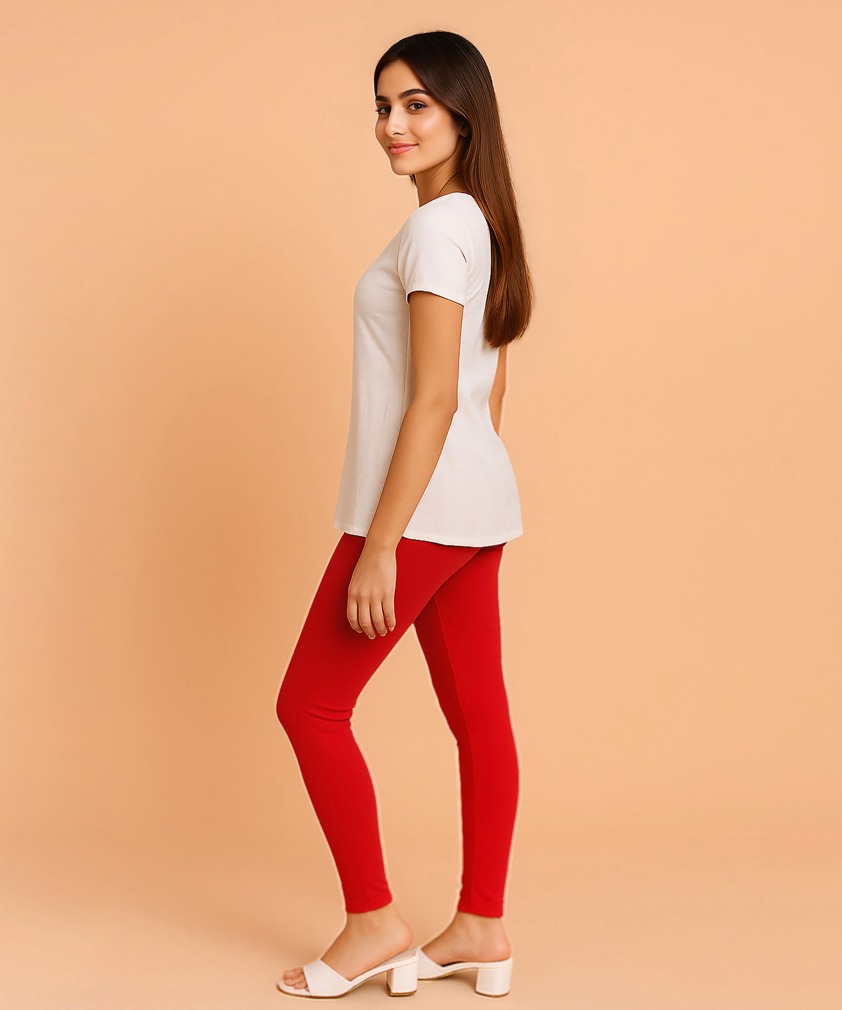 Premium 4 way Lycra Women Leggings (Ankle Length)