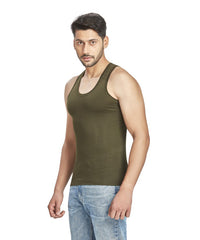 Poomex Golden Round Neck Color Vest (Pack of 3) 02