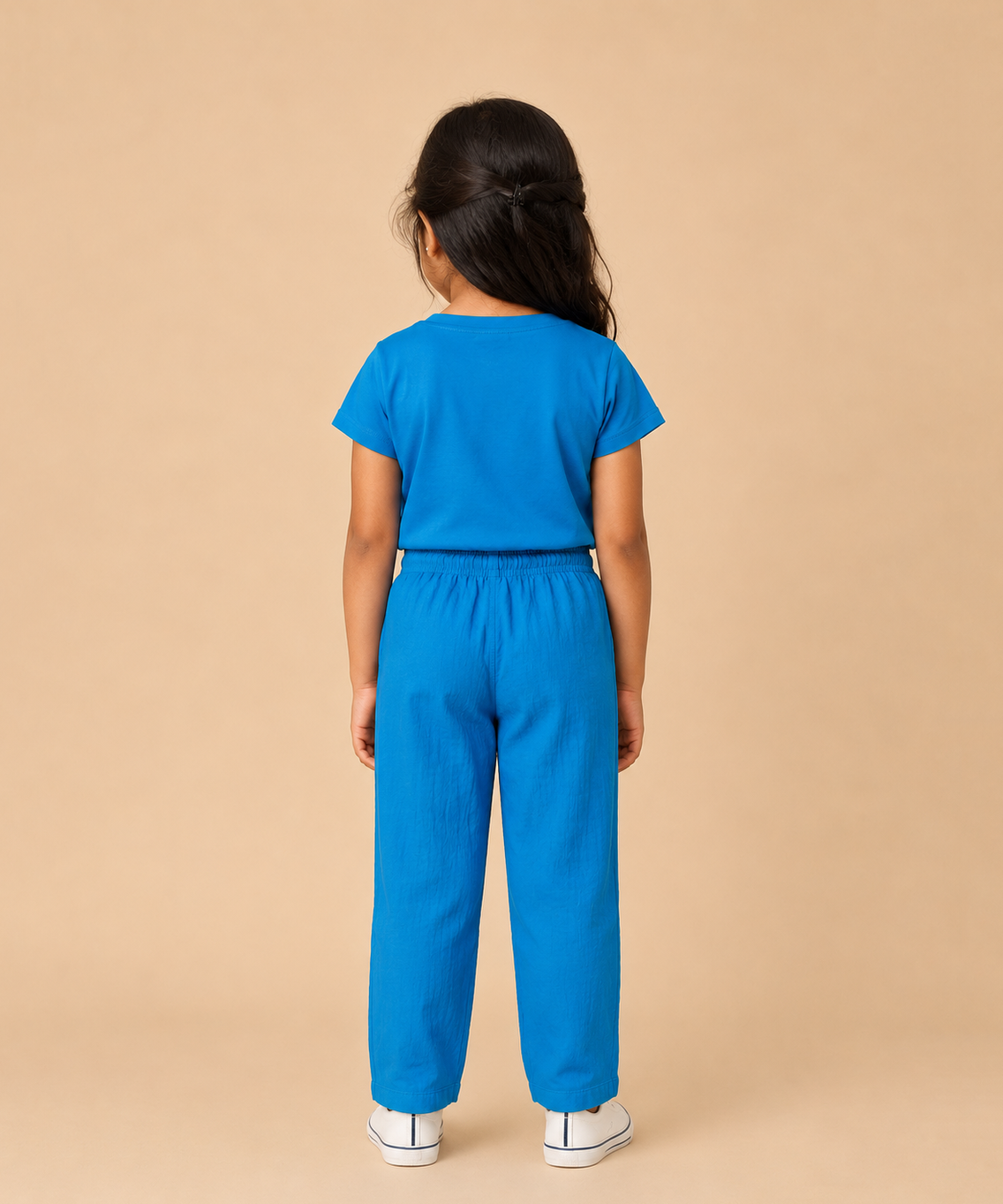 Girls Printed Cotton T-Shirt & Pant Co-Ord Set for Kids Casual Wear | Age 1 to 10 Years | Pack of 1 Set Combo