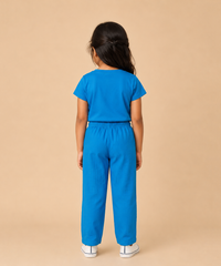 Girls Printed Cotton T-Shirt & Pant Co-Ord Set for Kids Casual Wear | Age 1 to 10 Years | Pack of 1 Set Combo