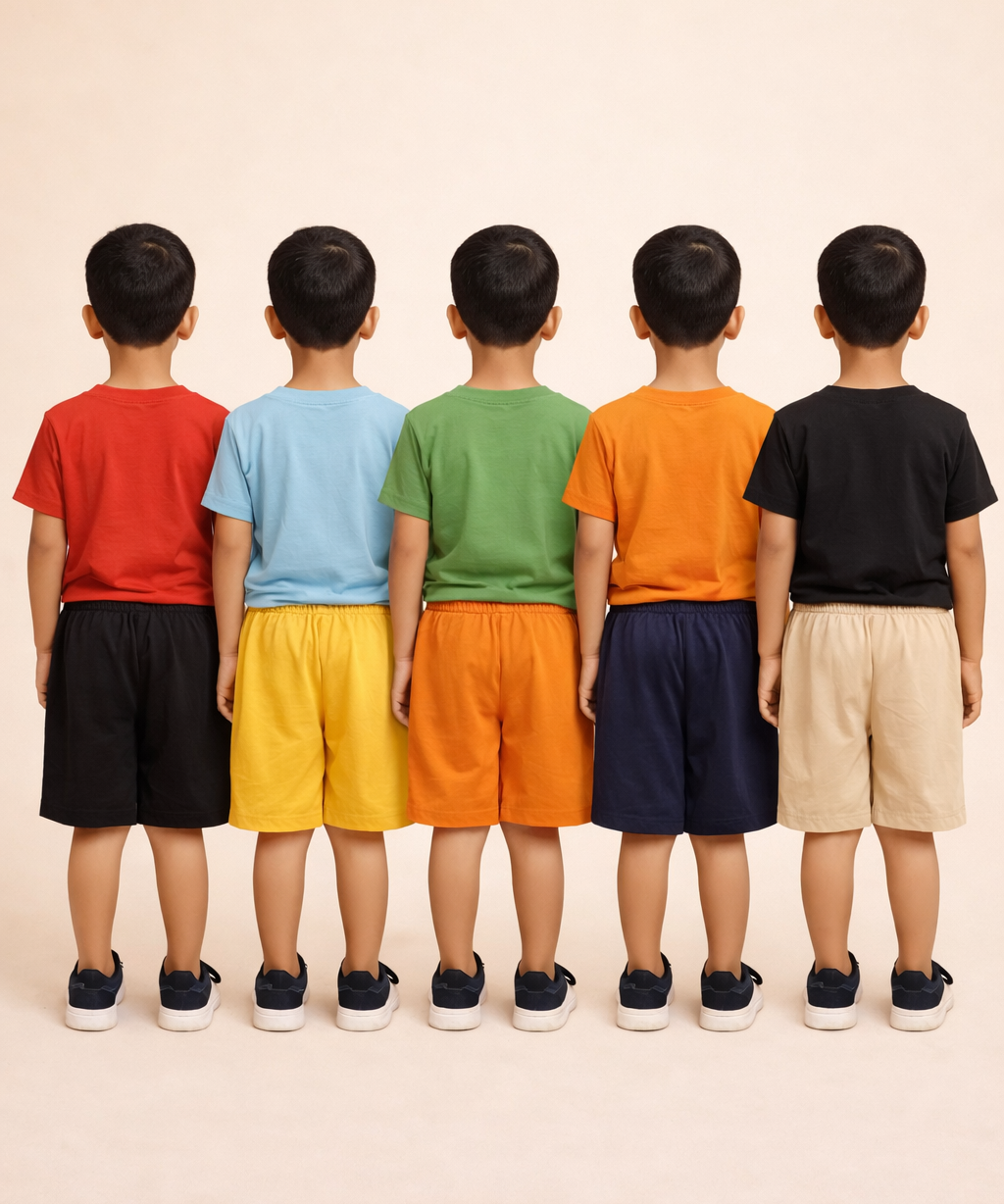 Boy Kid Cotton Printed Shorts | Random Cartoon Printed | Age 1 to 6 Years (Pack of 5 Pieces)