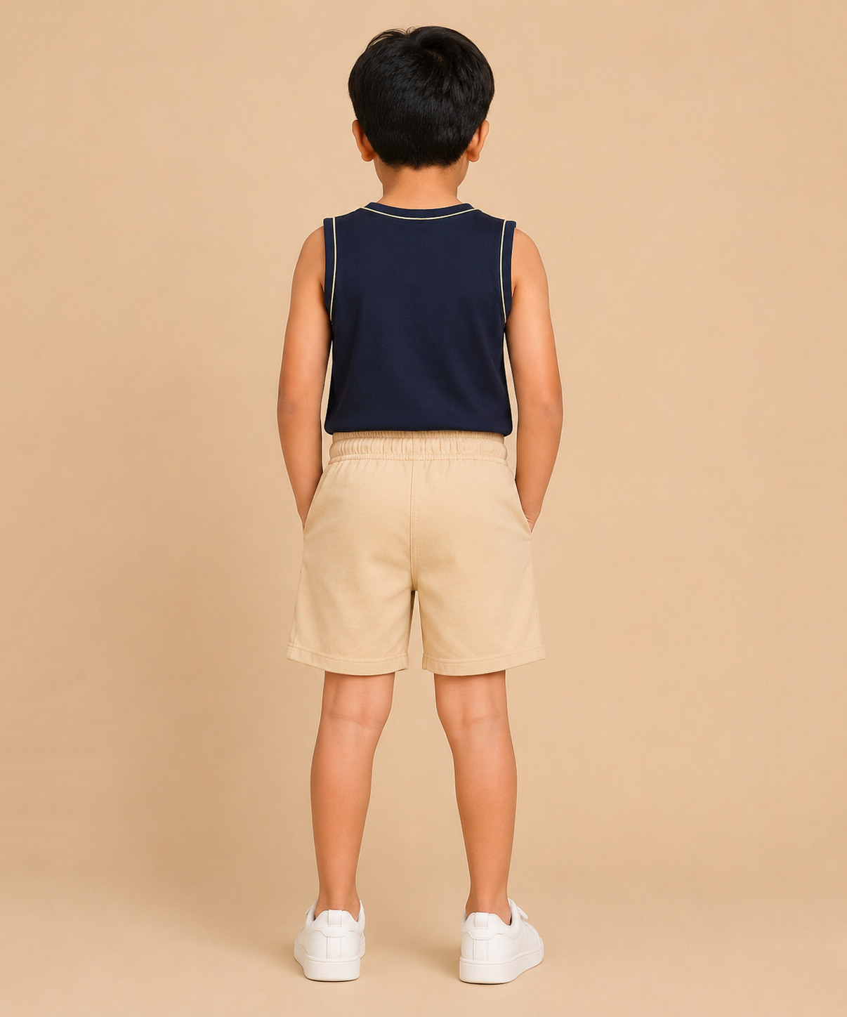 Boys Graphic Print | Sleeveless T-Shirt & Shorts Co-ord Set | Age 4 to 11 Years (Pack Of 1 Set)