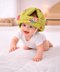 Baby Safety Helmet Head Protector | Soft Cushion Anti-Fall Protection Cap