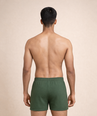Fitto Spark Men's Fine Pocket Trunk Plain Brief 100% Pure Cotton | (Pack of 5)
