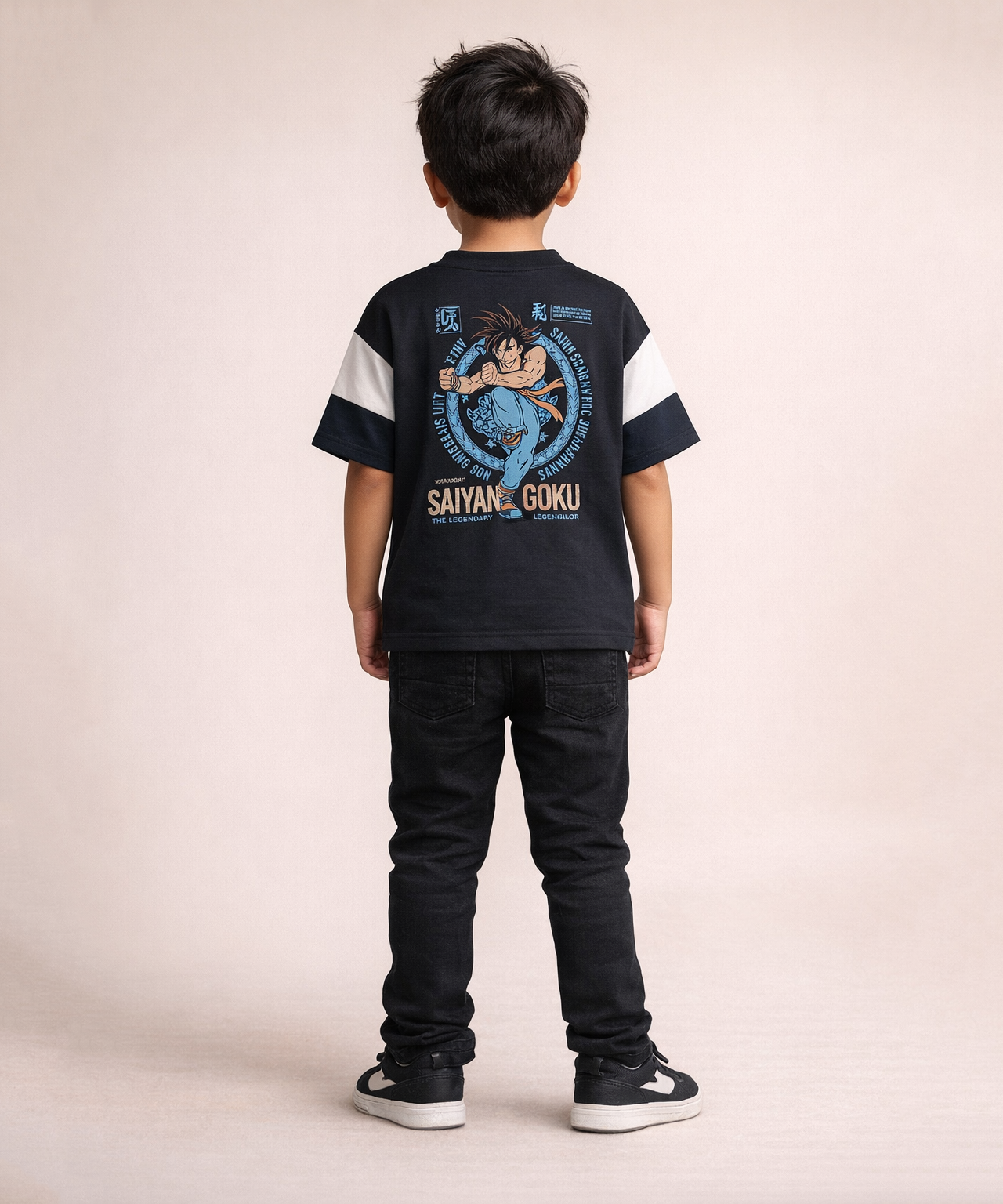 Boys Five Sleeve Cotton T-Shirt for Kids | Casual Everyday Wear
