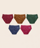 Fitto Lisa Panties Women's Plain Underwear 100% Pure Cotton | (Pack of 5)