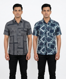 Men's Printed Casual Half Sleeve Shirt | Size - L,XL,2XL | Regular Fit Summer Resort Shirts for Men | Pack Of 2 Piece Combo