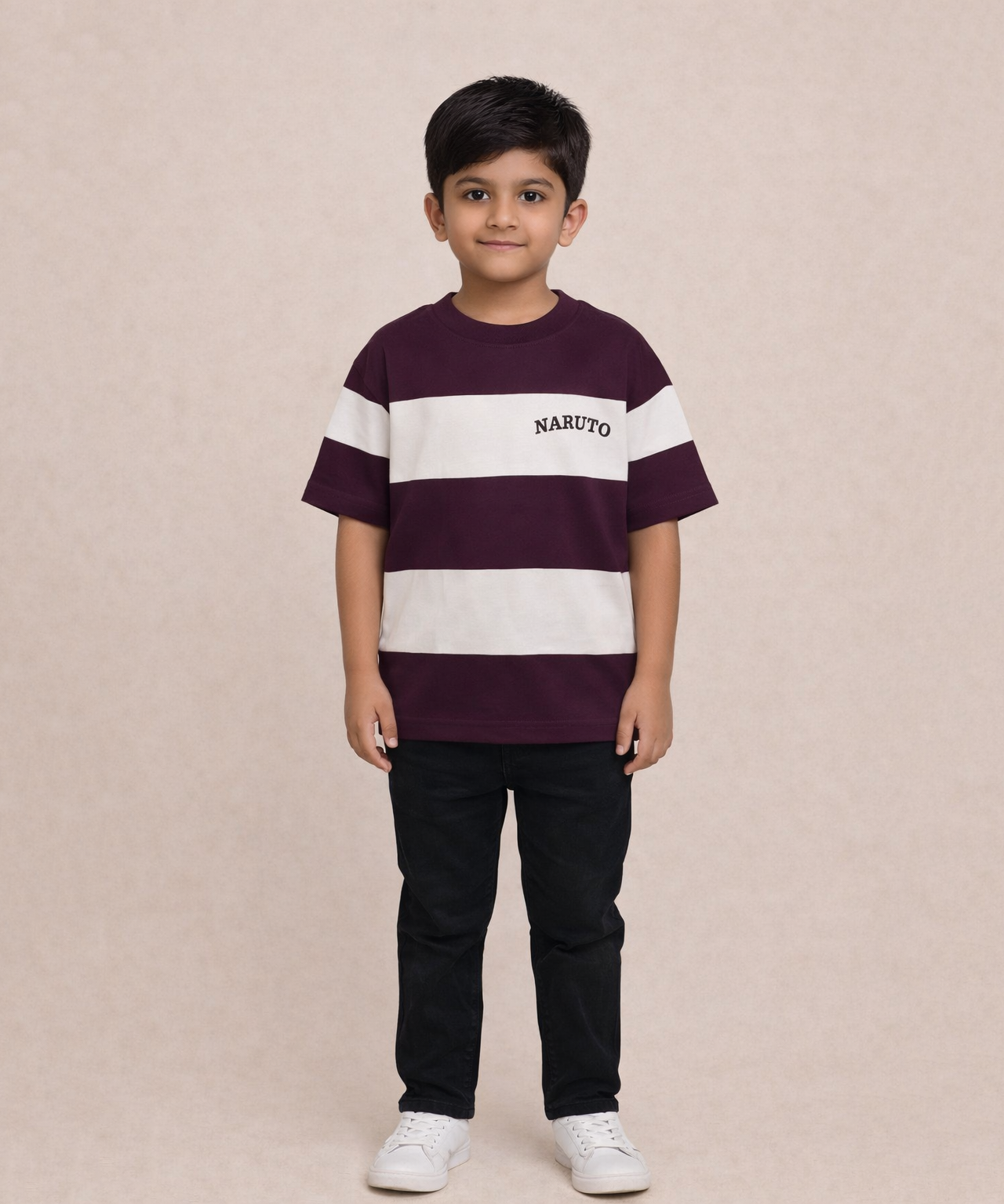 Boys Five Sleeve Cotton T-Shirt for Kids | Casual Everyday Wear