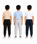 Boys Graphic Printed T-Shirt & Typography Track Pant Co-Ord Set | Age 2-5 Years | Pack Of 3 Set