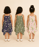 Fish Frock Floral Printed | Casual wear for Girl Kids Age 1 To 6 Years (Pack of 3)