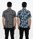 Men's Printed Casual Half Sleeve Shirt | Size - L,XL,2XL | Regular Fit Summer Resort Shirts for Men | Pack Of 2 Piece Combo
