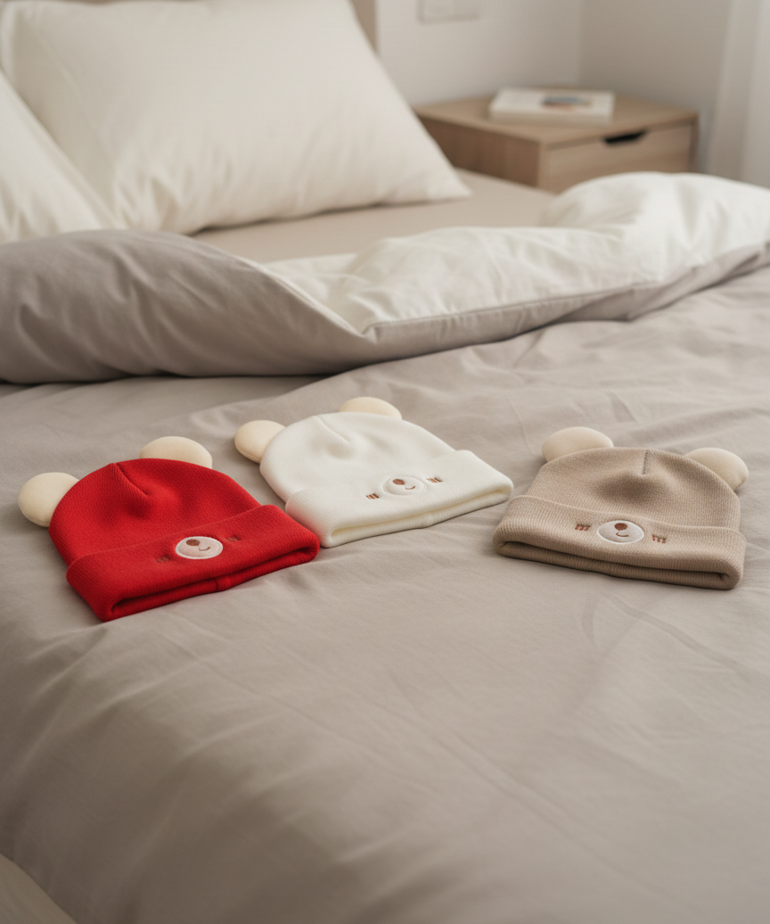 Premium Baby Beanie Cap for Babies and Kids | Imported Fleece Fabric