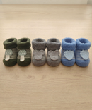 Soft Cotton Baby Booties | 0 to 12 Months | Pack of 3 Pairs Set