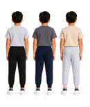 Boys Graphic Printed T-Shirt & Typography Track Pant Co-Ord Set | Age 2-5 Years | Pack Of 3 Set