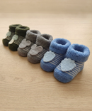 Soft Cotton Baby Booties | 0 to 12 Months | Pack of 3 Pairs Set