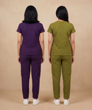 Women Textured Polyester Co-ord Set | Half Sleeve Top & Pants | Pack of 2 Set Combo