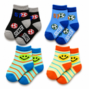 Cute Cartoon Ankle Socks for Baby Kids Casual Wear Multicolor |  Pack of 4 Combo