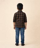 Kids Checked Cotton Shirt | Full Sleeve Casual Wear | Age 3–13 Years