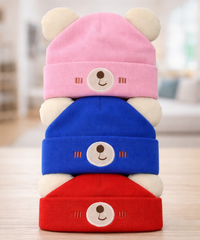 Premium Baby Beanie Cap for Babies and Kids | Imported Fleece Fabric