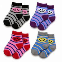 Cute Cartoon Ankle Socks for Baby Kids Casual Wear Multicolor |  Pack of 4 Combo