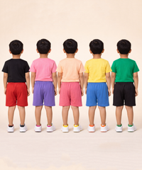 Boy Kid Cotton Printed Shorts | Random Cartoon Printed | Age 1 to 6 Years (Pack of 5 Pieces)