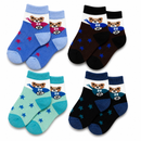 Cute Cartoon Ankle Socks for Baby Kids Casual Wear Multicolor |  Pack of 4 Combo
