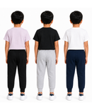 Boys Graphic Printed T-Shirt & Typography Track Pant Co-Ord Set | Age 2-5 Years | Pack Of 3 Set