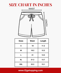 Pure Cotton Plain Shorts for Boys Kid with Elastic And Rope Age 6 to 7 Years L Size (Pack of 5)