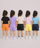 Girl Kid Cotton Printed Shorts | Random Cartoon Printed | Age 1 to 6 Years (Pack of 5 Pieces)