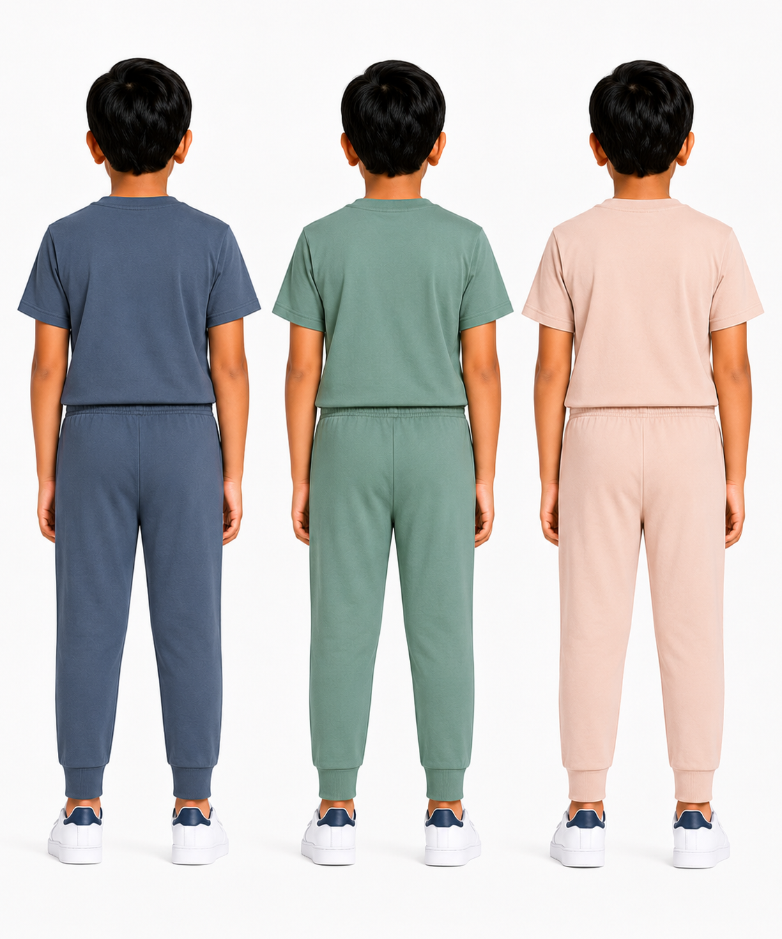 Boys Graphic Printed T-Shirt & Typography Track Pant Co-Ord Set | Age 2-5 Years | Pack Of 3 Set