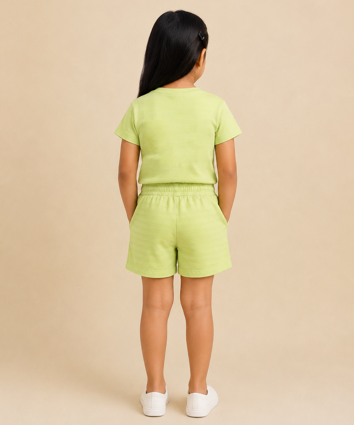 Girls Pure Cotton Printed T-Shirt & Shorts Co-Ord Set for Casual Wear for Kids | Age 1 to 10 Years | Summer Outfit Combo