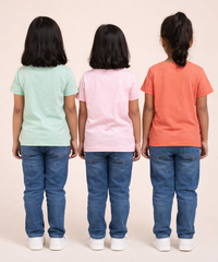 Kids 100% Cotton Fine Tshirt With Printed Multi Colour | Age 1 to 6 Years (Pack of 3 Pieces)