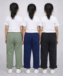 Pure Cotton Embroidered 3/4 Pajama Pant for Casual wear for Girl Kids Age 0 To 6 Years (Pack of 3)