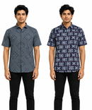 Men's Printed Casual Half Sleeve Shirt | Size - L,XL,2XL | Regular Fit Summer Resort Shirts for Men | Pack Of 2 Piece Combo