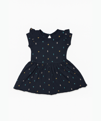 Girls 100% Cotton Printed Gown Dress/Frock Dress | Age 3-18 Months