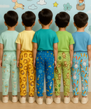 Pure Cotton Printed Lower/Track Pant for Casual Wear/Night wear for Kids Boys/Girls (Pack of 5)