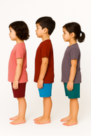 Kids Cotton Printed Co-ord Set Combo / Age 1-5 Years (Tshirt & Shorts Set Pack of 3) - 2110