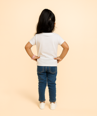 Girl Kid I Love Mom and Dad Tshirt Printed 100% Cotton Single Jersey Tshirt | Sizes 0-18 Months - A001