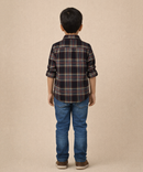 Kids Checked Cotton Shirt | Full Sleeve Casual Wear | Age 3–13 Years