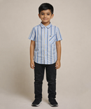 Kids Checked Cotton Shirt | Half Sleeve Casual Wear | Age 9–13 Years