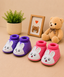 Baby Cartoon Printed Soft Sole Booties Shoes for Infants & Toddlers | Pack of 2 Pairs Set Combo